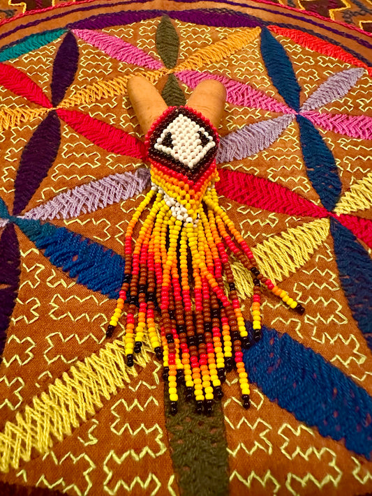 Kutakina Beaded Wooden Kuripe